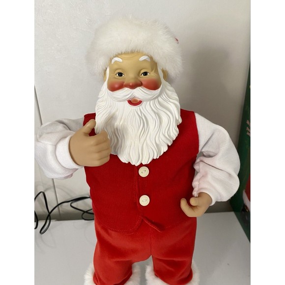 Vintage Animated Dancing Singing Santa 1999 Santa Musical Christmas Tested Works - Picture 4 of 11
